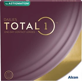 Alcon Dailies Total1 for Astigmatism, -2.50 Dioptrien, 90 Stück