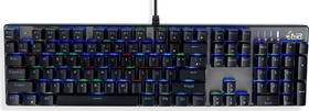 MediaRange Gaming Series GS101 Mechanical Gaming Keyboard, schwarz/silber, USB, DE (MRGS101)