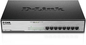 D-Link DGS-1000 Desktop Gigabit Switch, 8x RJ-45, 140W PoE+ (DGS-1008MP)