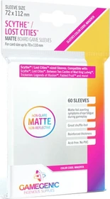 Gamegenic Matte Board Game Sleeves Magenta transparent, 60 Stück