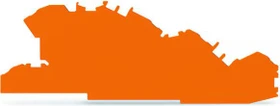 Wago Abschluss- und Zwischenplatte 1mm dick orange 1 Stück