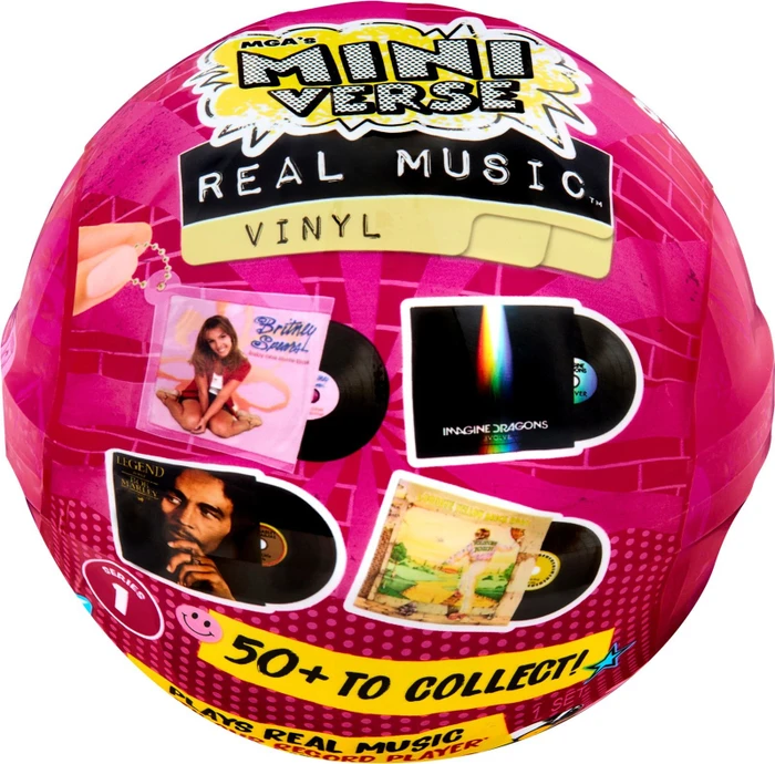 MGA Entertainment MGA's Miniverse - Real Music Vinyl - Mini Playable Vinyl Records