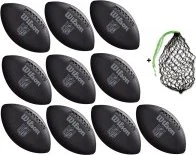 Wilson NFL American Football jet black (Junior)