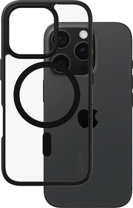 PanzerGlass Care Flagship Case Urban Combat Black Frame MagSafe für Apple iPhone 16 Pro schwarz