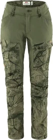Fjällräven Keb Trousers Curved Regular Hose lang green camo/laurel green (Damen)