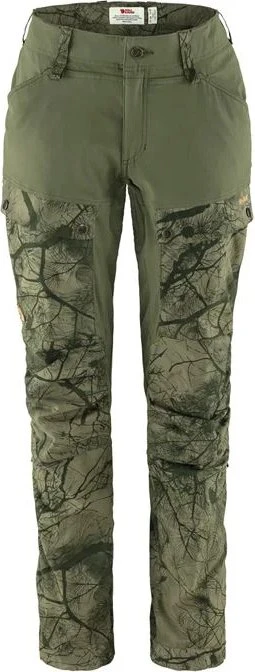 Fjällräven Keb Trousers Curved Regular Hose lang green camo/laurel green (Damen)