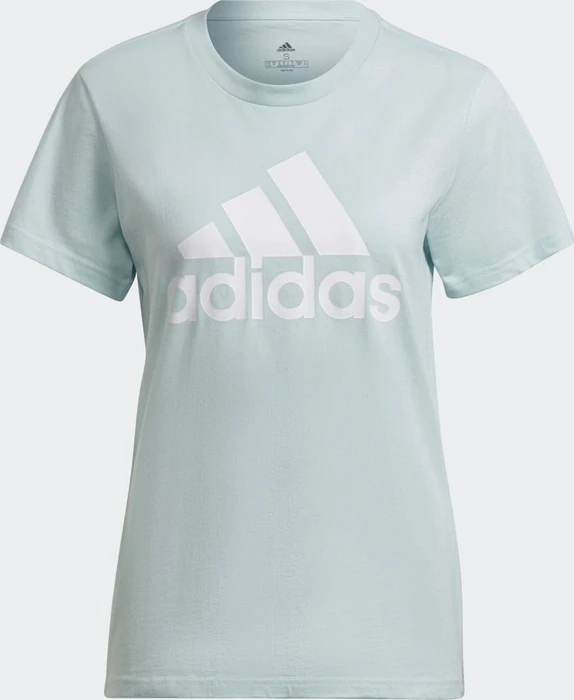 adidas Loungewear Essentials Logo T-Shirt kurzarm almost blue/white (Damen)