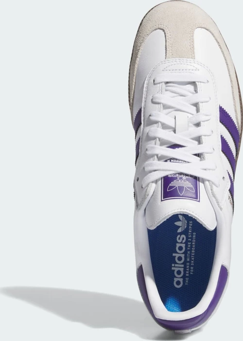 adidas Samba ADV cloud white/collegiate purple/gold metallic