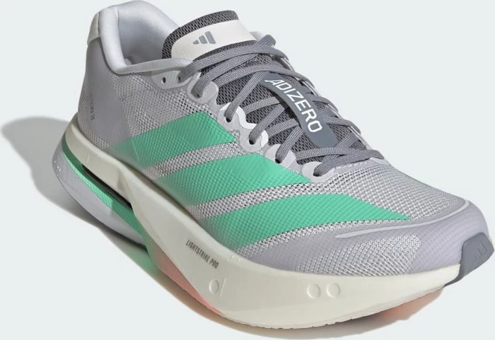 adidas Adizero Boston 13 dash grey/pulse mint/haze coral (Damen)