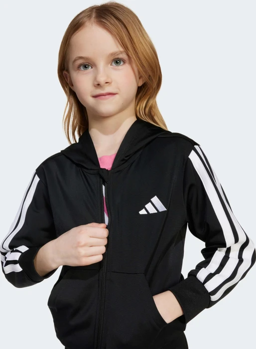 adidas Essentials Trainingsanzug schwarz/weiß (Junior)