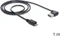 DeLOCK EASY-USB 2.0 Kabel, USB-A 90° horizontal gewinkelt [Stecker] auf Micro-B [Stecker], 1m Vorschaubild