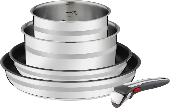 Tefal L97696 Jamie Oliver Ingenio Kochtopf-Set, 5-tlg.