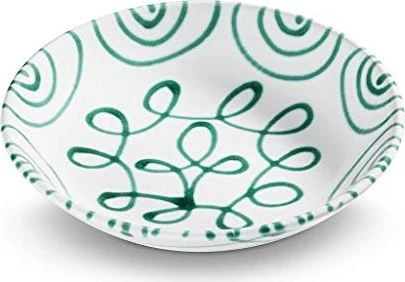 Gmundner Keramik Grüngeflammt Suppenteller Cup 20cm