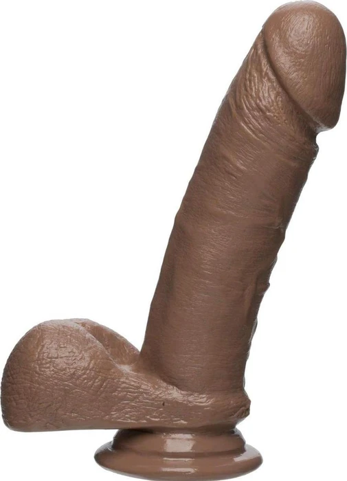 Doc Johnson The D Perfect D Firmskyn 7" with Balls caramel