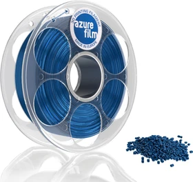 AzureFilm PETG, dunkelblau, Spule, 1.75mm, 1.00kg
