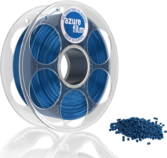 AzureFilm PETG, dunkelblau, Spule, 1.75mm, 1.00kg