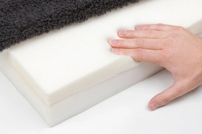 Kerbl Matratze Memory-Foam, 80x50x8cm, beige/anthrazit