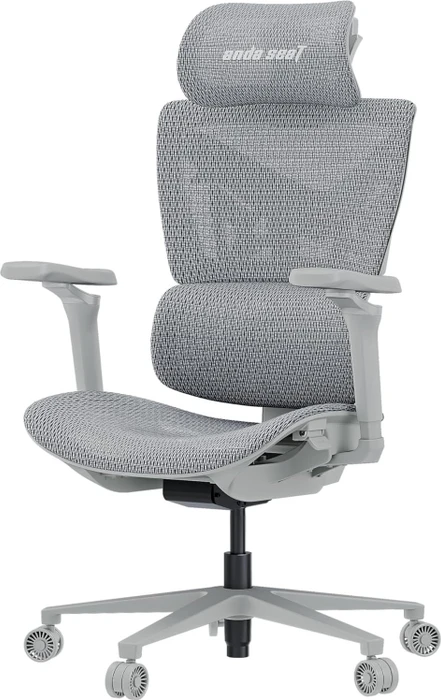 Anda Seat X-Air Pro Mesh Office Gamingstuhl, Ash Grey, grau