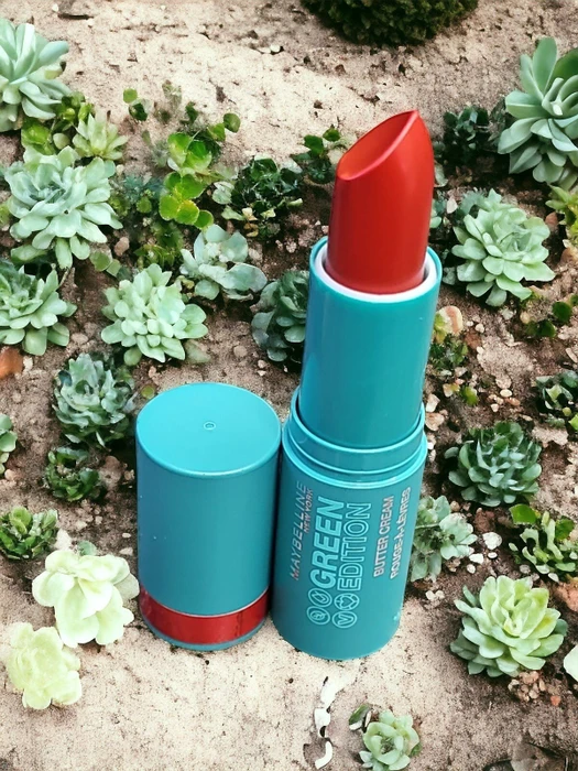 Maybelline Green Edition Buttercream Lippenstift 007 garden, 3.4g