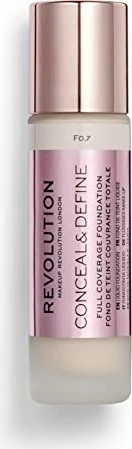 Revolution Beauty Conceal & Define Foundation F1, 23ml