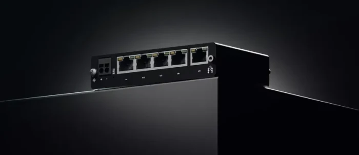 Teltonika TSW Industrial Railmount Gigabit Switch, 5x RJ-45, PoE PD