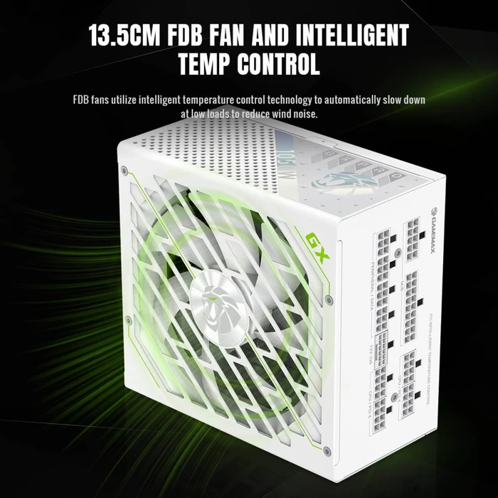 GameMax GX Pro Gold 1050G WH weiß 1050W, ATX 3.1