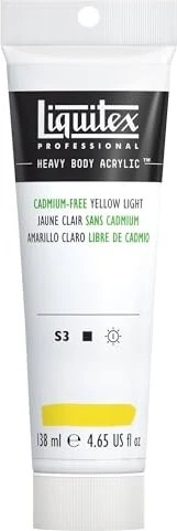 Liquitex Professional Heavy Body Acrylic cadmium-free yellow light, 138ml