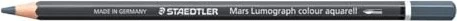 Staedtler Mars Lumograph colour aquarell 104 Aquarellstift kaltgrau dunkel, Kartonetui, 6er-Pack