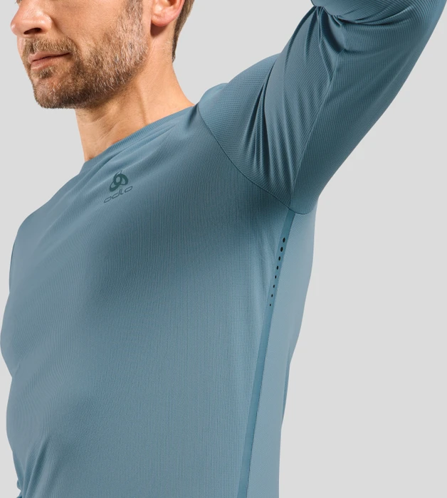 Odlo Zeroweight Chill-Tec Funktionsshirt langarm provincial blue (Herren)