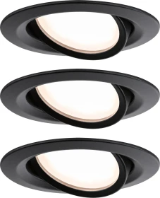 Paulmann LED Coin Slim rund 6.8W Einbauleuchte weiß, 3 Stück