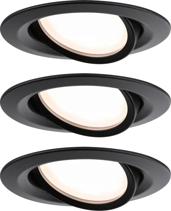 Paulmann LED Coin Slim rund 6.8W Einbauleuchte weiß, 3 Stück