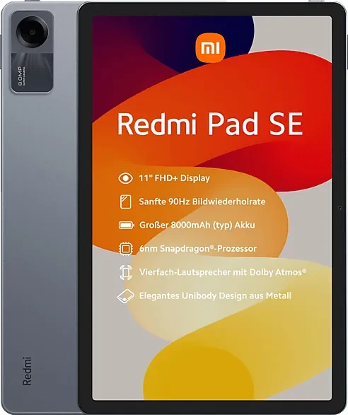Xiaomi Redmi Pad SE, Graphite Gray, 4GB RAM, 128GB