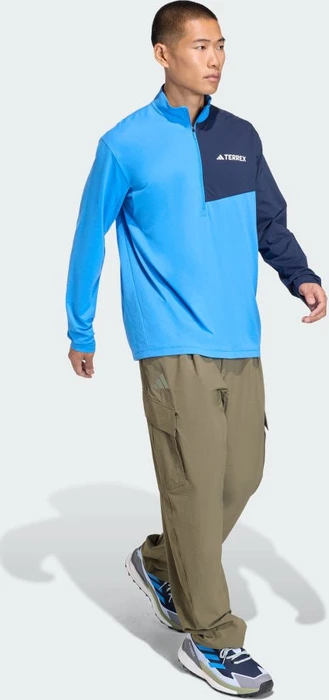 adidas Terrex Multi Climacool 1/2 Zip Funktionsshirt langarm ray blue (Herren)