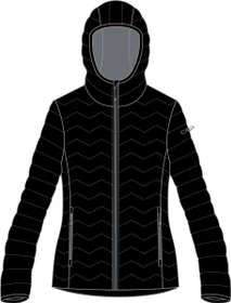 CMP Wattierte Stepp Kapuze Jacke schwarz (Damen)