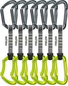 Edelrid Pure Polyamid 10cm slate/oasis, 6 Stück