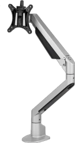 Fellowes Chicago Monitorarm Single silber