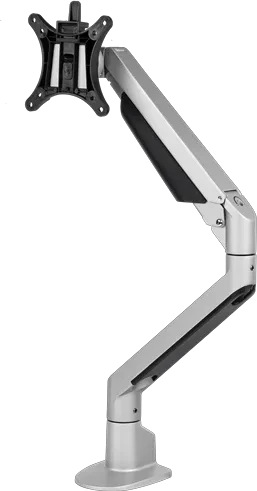 Fellowes Chicago Monitorarm Single silber
