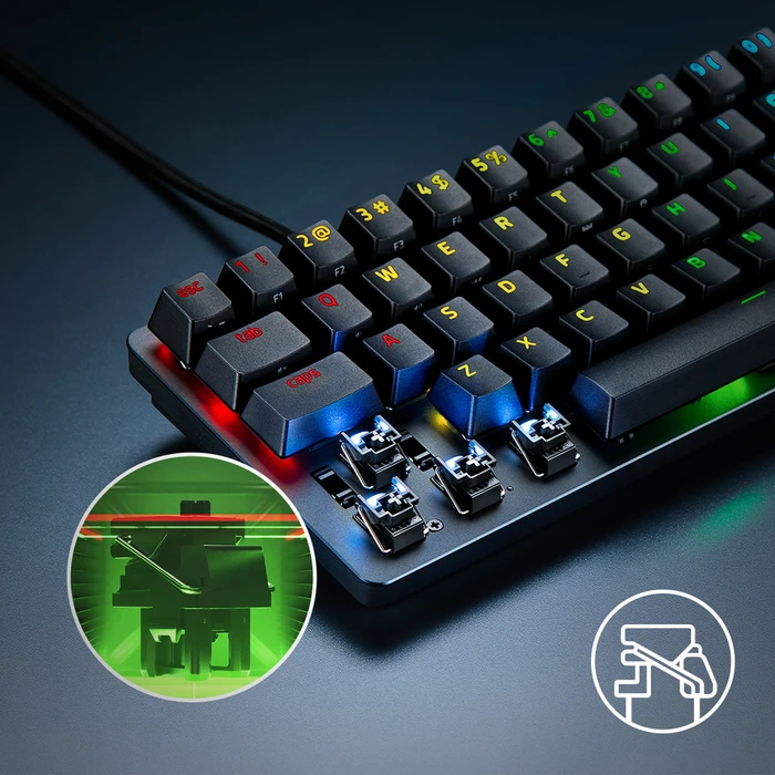 Razer Huntsman Mini Analog Switches, Razer Analog Optical Switch, USB, DE