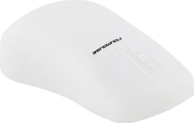 GETT KH25201 InduMouse Pro, auf Glas funktionierende Silikon-Hygiene-Maus, weiß, IP68, USB (TKH-MOUSE-PRO-IP68-WHITE-USB)
