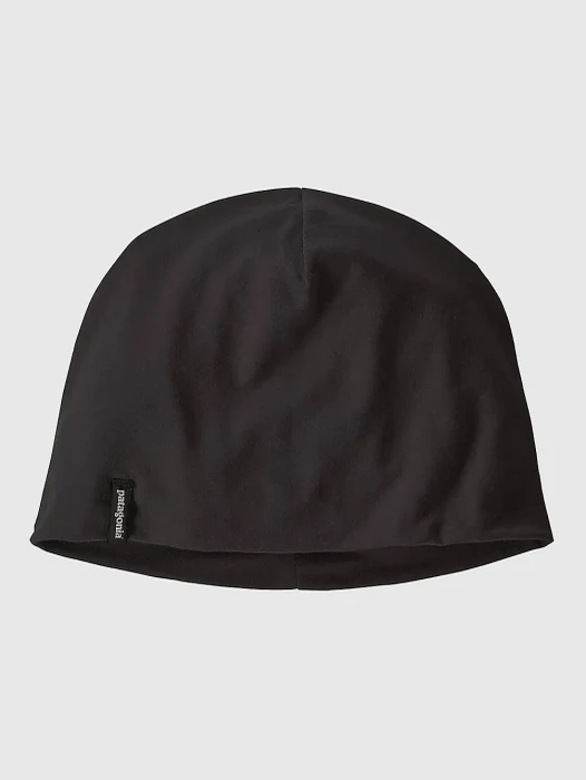 Patagonia Overlook Merino Wool Liner Beanie schwarz