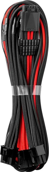 CableMod C-Series Pro ModMesh 12VHPWR for Corsair, 3x 8-Pin PCIe Stecker auf 16-Pin PCIe 5.0 12VHPWR Stecker, Adapterkabel, schwarz/rot, 60cm