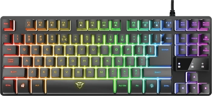 Trust Gaming GXT 833 Thado TKL, LEDs RGB, USB, ES