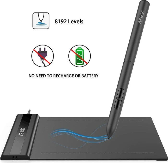 VEIKK S640 Pen Tablet, schwarz