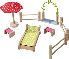 HABA Little Friends - Puppenhaus - Möbel Garten