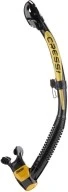 Cressi Itaca Ultra Dry Trockenschnorchel schwarz/gold