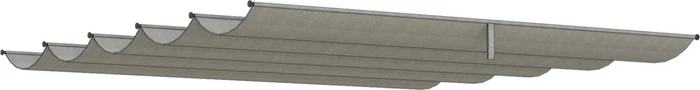 Siena Garden Schattenmanufaktur Dachbezug Sonnensegel Libera 300x300cm anthrazit