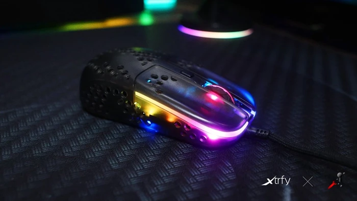 Xtrfy MZ1 "Zy's Rail" schwarz, USB