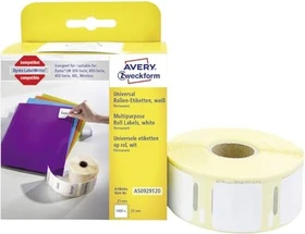 Avery-Zweckform Endlosetiketten, 25x25mm, ablösbar, weiß, 1er-Pack (750 Etiketten)