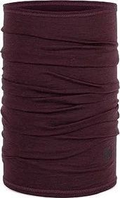 Buff Merino Lightweight Schlauchtuch solid garnet