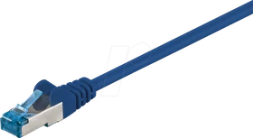 goobay Patchkabel, Cat6a, S/FTP, RJ-45/RJ-45, 15m, blau